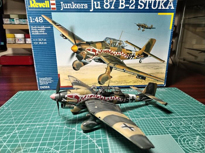 Ju 87 B-2 Stuka  1/48 Revell ( Hasegawa ) ,  , ,   , ,   , 