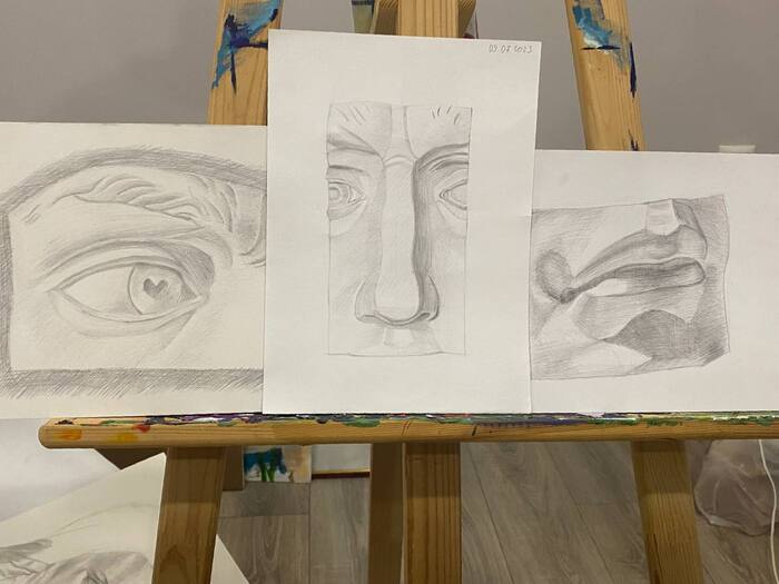 Как мы рисовали голову Давида