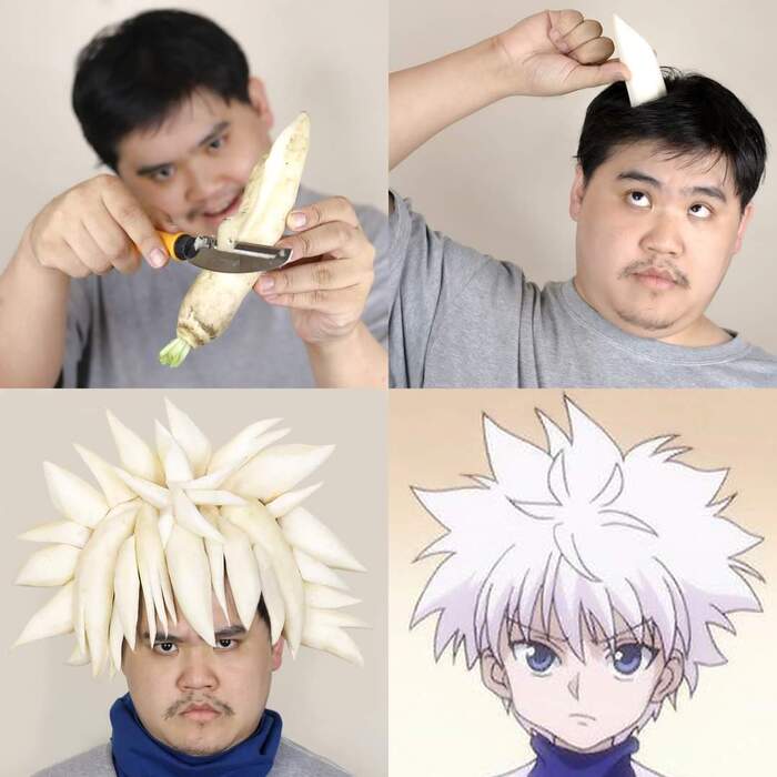   Lowcost cosplay, Killua Zoldyck, Hunter X Hunter, 