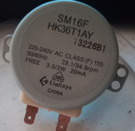 Где найти электродвижок? 220v sm16f hk36T1AY (Поворот магнетрона, а не тарелки). Устал сёрфить...