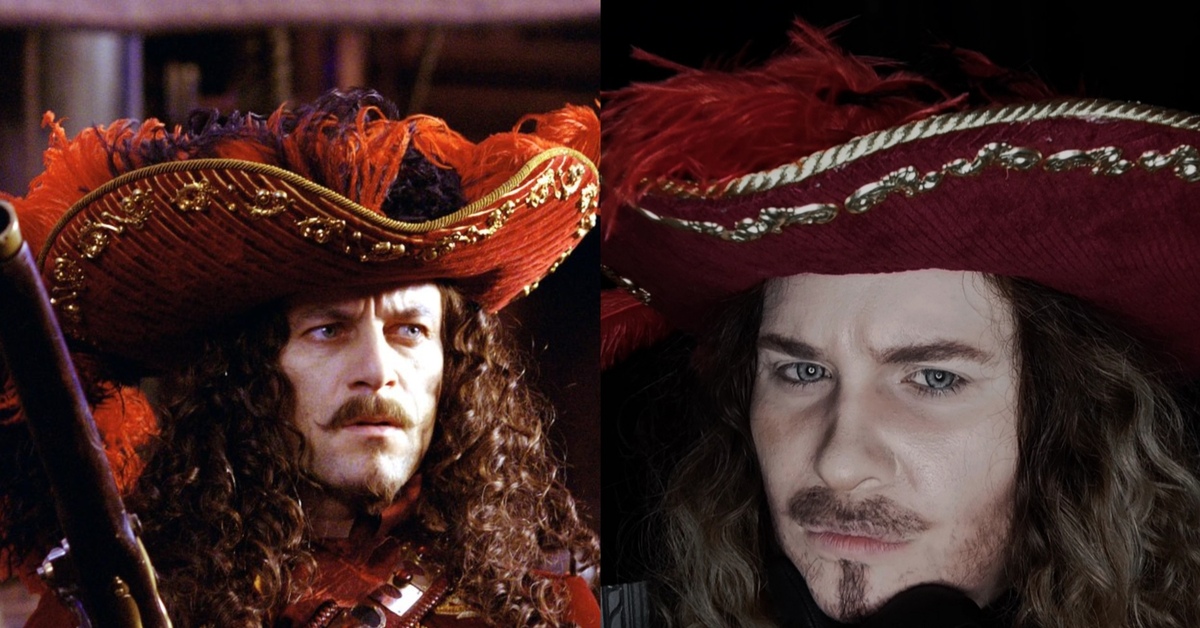 Закос Капитан Крюк из фильма Питер Пен 2003 года | Пикабу