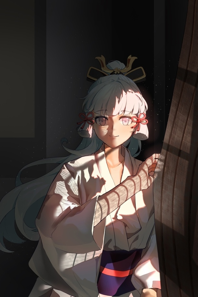  , Game Art, Anime Art, Genshin Impact, , Kamisato Ayaka (Genshin Impact)