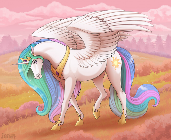   My Little Pony, Ponyart, Princess Celestia