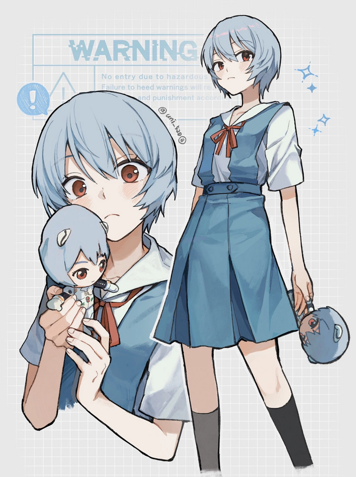   | Evangelion , Evangelion, Rei Ayanami, Anime Art