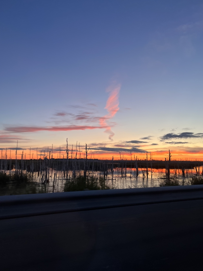 Закат в Тюкалинском районе