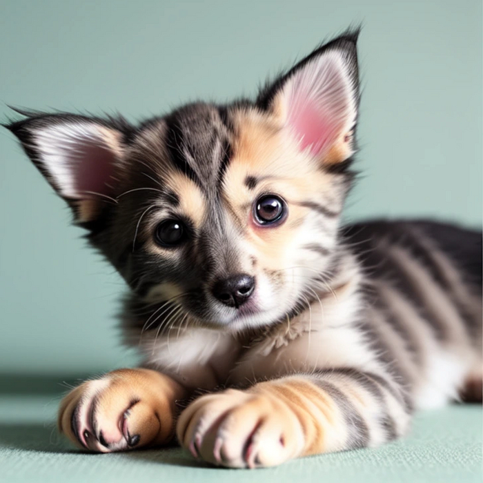 Единственный в мире малыш котопёс