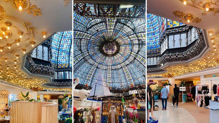 Универмаг Printemps Haussmann в Париже Архитектура, Достопримечательности, Путешествия, Фотография, Туризм, Модерн, Лайфхак, Полезное, Париж, Франция, Торговый центр