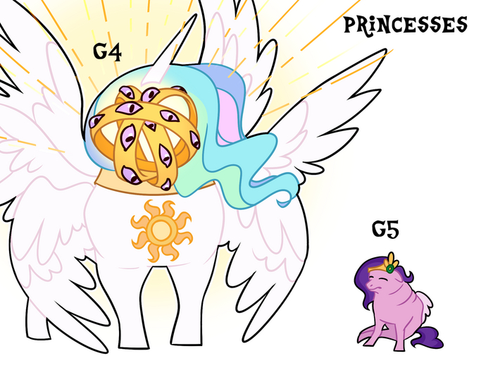   My Little Pony, Princess Celestia, Pipp Petals