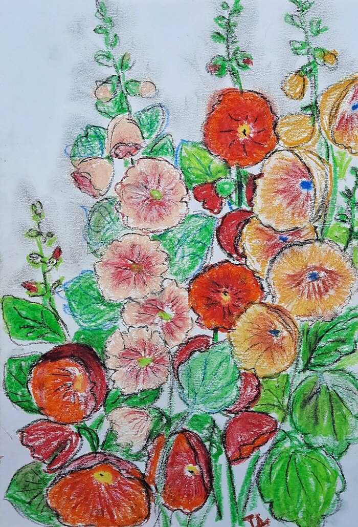 Я рисую цветы