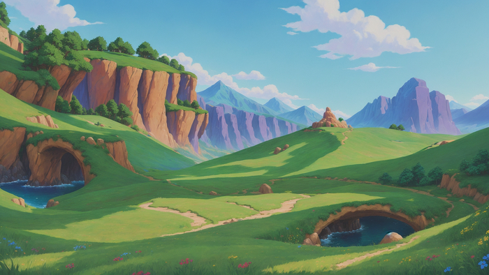 Даже в полях можно найти секретные места, где скрыты магические артефакты