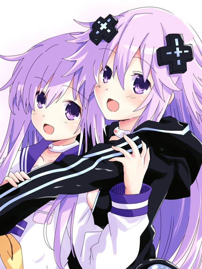 Adult Neptune & Nepgear Anime Art, Hyperdimension Neptunia, Neptunia, Neptune, Nepgear, Iwasi-r