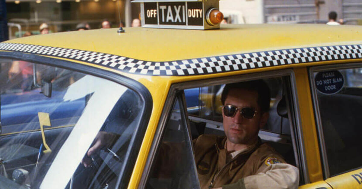 Taxi watch movie. Таксист Мартин Скорсезе 1976. Таксист Мартина Скорсезе. Таксист машина Скарцеза. Фильм таксист с Робертом де Ниро.