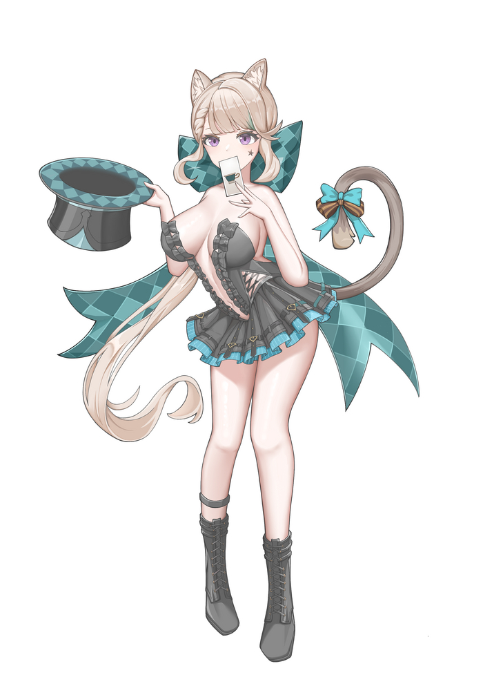 Lynette Anime Art, Genshin Impact, Lynette (Genshin Impact), Animal Ears, 