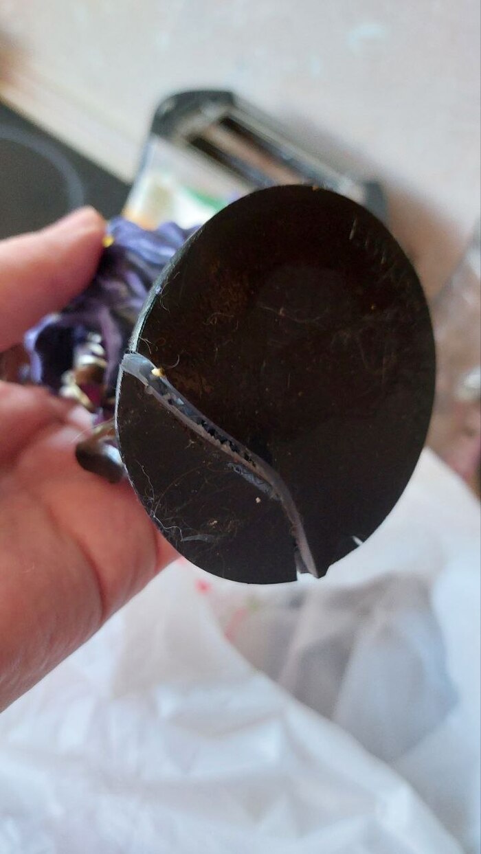 Трещина уже не подлежала ремонту