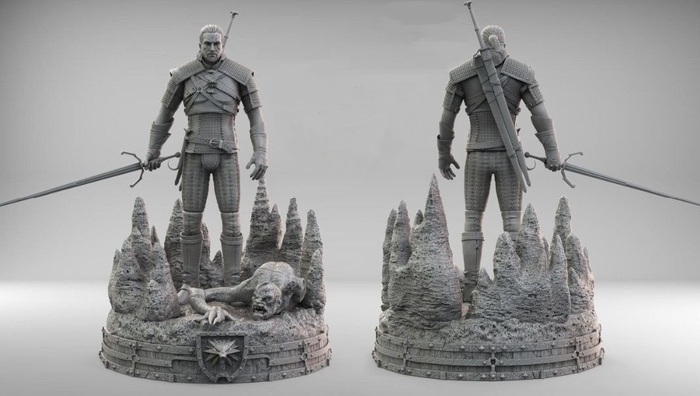 #Geralt #The_Witcher  , 3D , 3D , ,  ,   , 