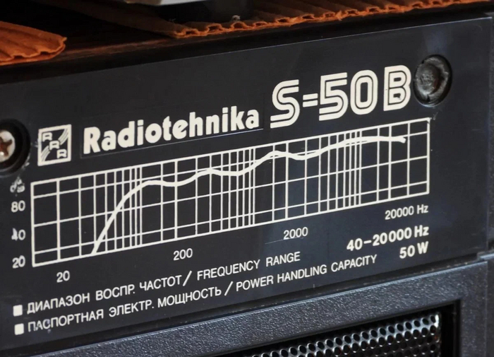 Акустическая система ''Радиотехника S-50B"