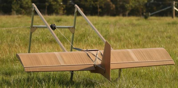 БПЛА на стартовой катапульте