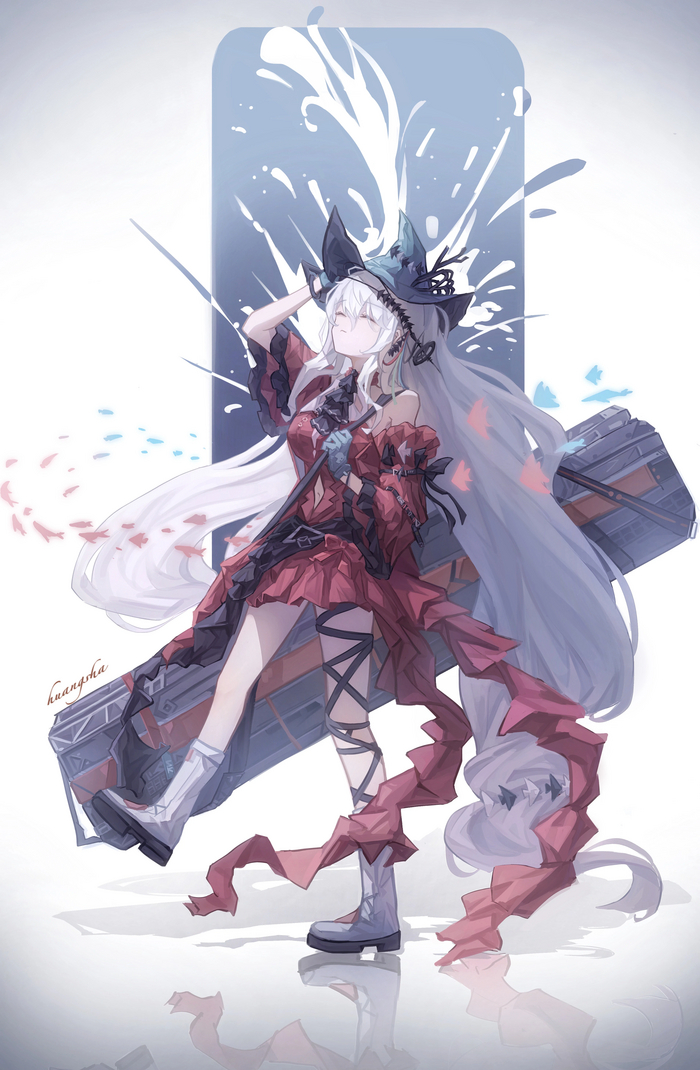  Anime Art, , Skadi the Corrupting Heart, Arknights