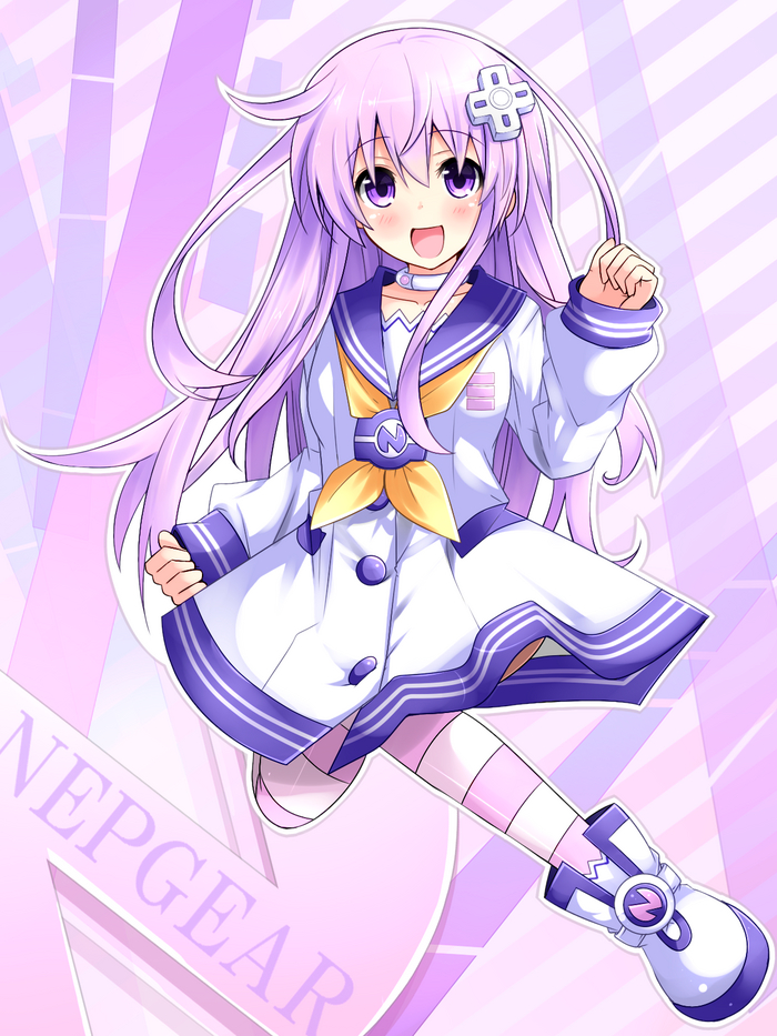 Goddesses Anime Art, Hyperdimension Neptunia, Neptunia, Neptune, Nepgear, Noire (Black Heart), Uni, Vert, Blanc, Rom, Ram (Neptunia), 