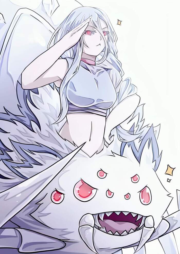   .    -   , , Anime Art, Kumo desu ga nani ka?, Shiraori, Monster Girl