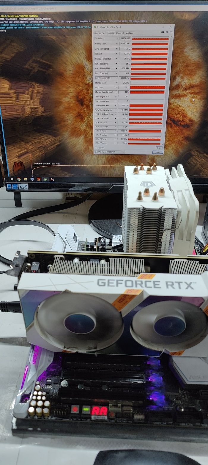 IGame 3070ti вообще ничего не выдаёт Ремонт, Видеокарта, Длиннопост