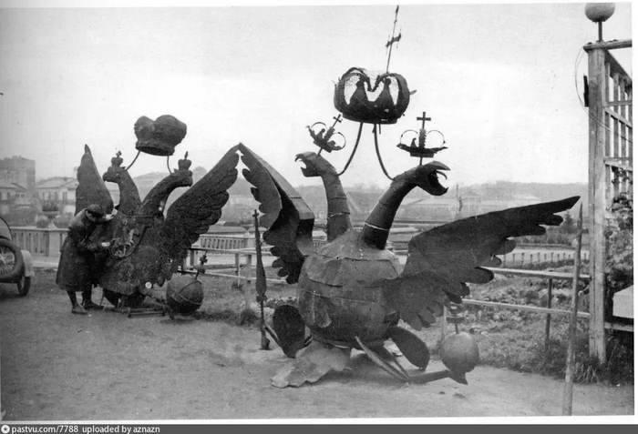 Как устанавливали звезды на башнях Кремля Кремль, Историческое фото, Как это сделано, Длиннопост