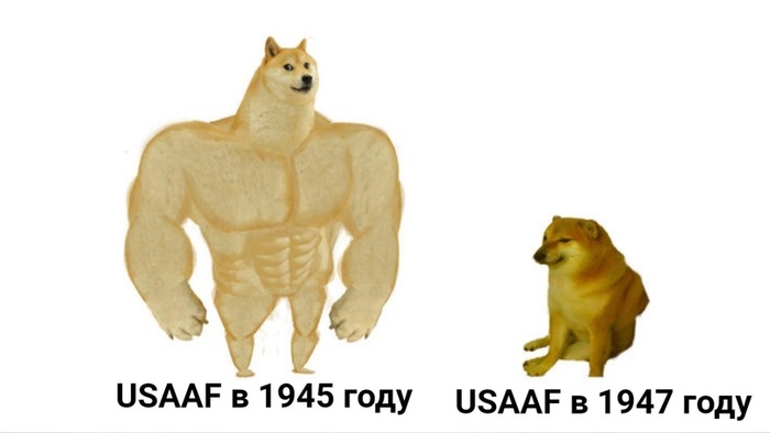Как феникс из праха: американские ВВС в 1945-1951 году Cat_cat, История (наука), Текст, ВВС, США, Авиация, Холодная война, Длиннопост