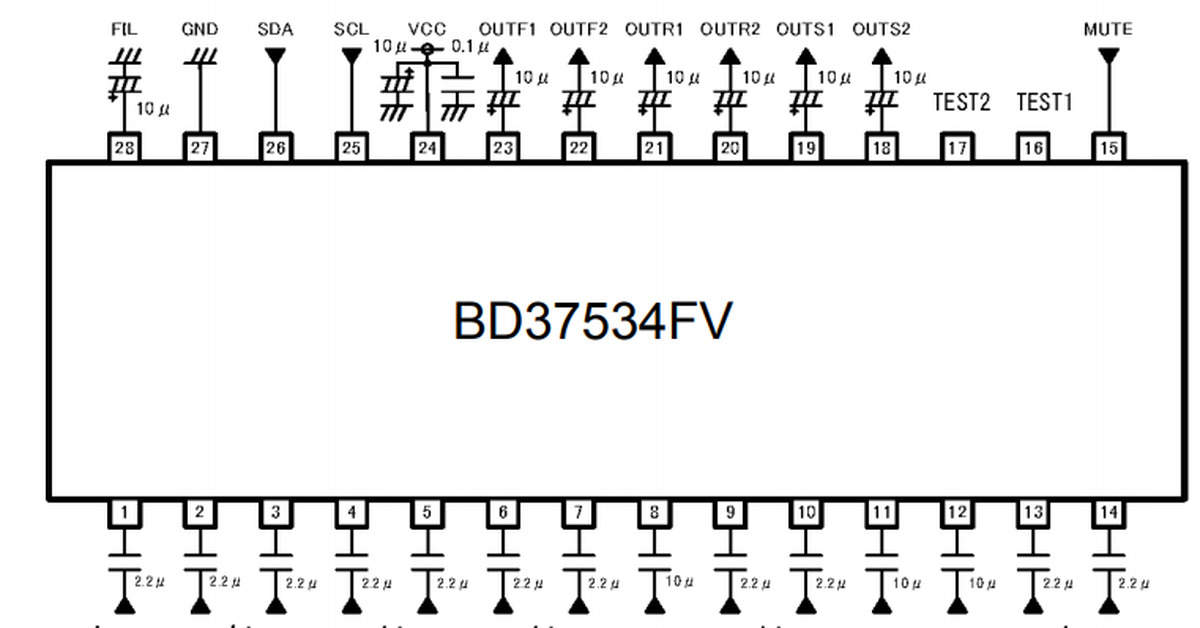 Bd37033fv схема включения