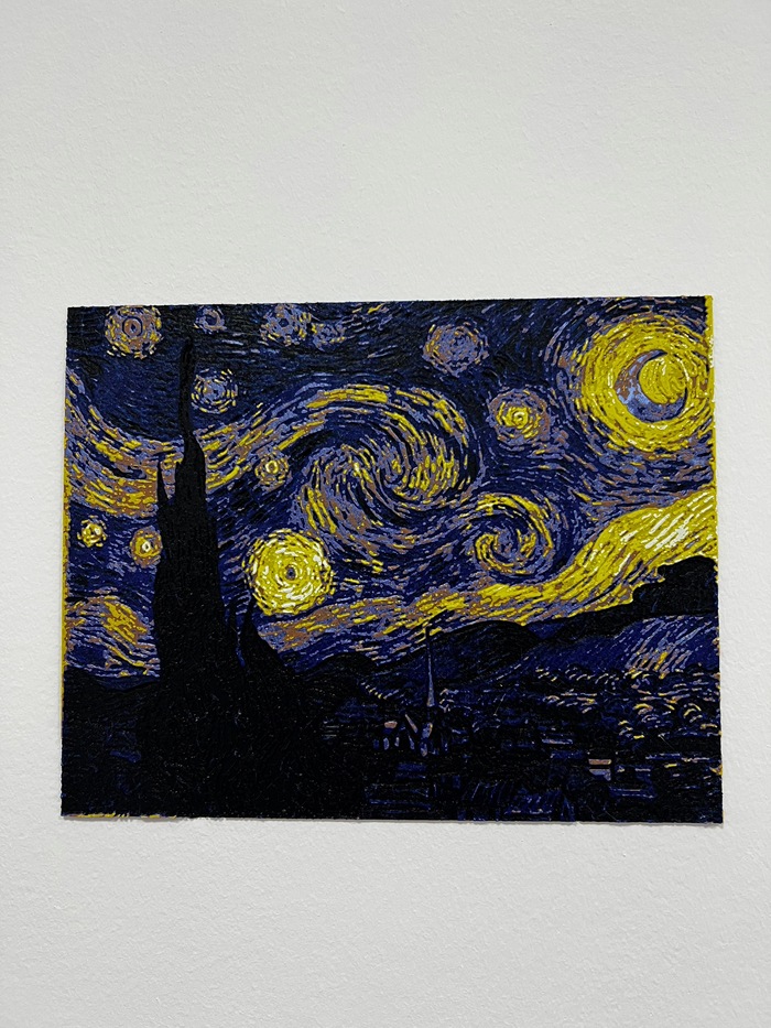 Придумано Ван Гогом. Напечатано Picaso. #irony