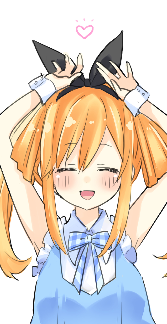 Orange Heart Anime Art, Hyperdimension Neptunia, Neptunia, Uzume Tennouboshi, Orange Heart