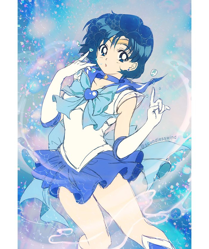  ,  ! Sailor Mercury, Sailor Moon, , Anime Art, 