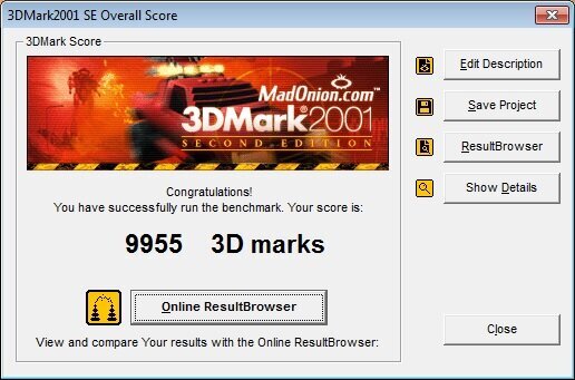 3DMark 2001.