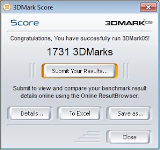 3DMark 2005.