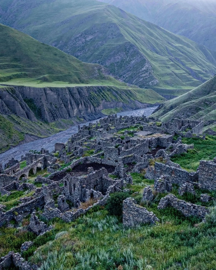 Заброшенный аул Маза, республика Дагестан