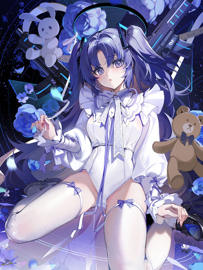 Blue Doll , Anime Art, , , Hayase Yuuka, Blue Archive, , Akizero1510, 