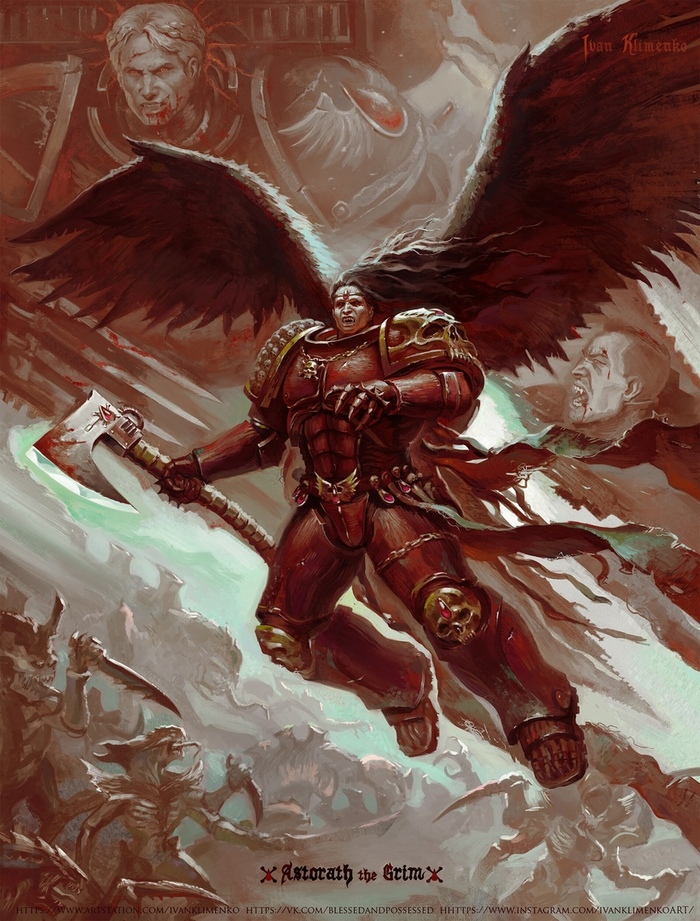     Warhammer 40k, Wh Art, Blood Angels, Tyranids, Ivan Klimenko