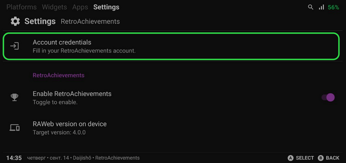 Account credentials -      <!--noindex--><a href="https://pikabu.ru/story/kak_ya_sebe_portativnuyu_konsol_sobiral_chast_1_10668963?u=http%3A%2F%2Fretroachievements.org&t=retroachievements.org&h=53942cae39db4c5ade62b86030324e8b165bf191" title="http://retroachievements.org" target="_blank" rel="nofollow noopener">retroachievements.org</a><!--/noindex-->