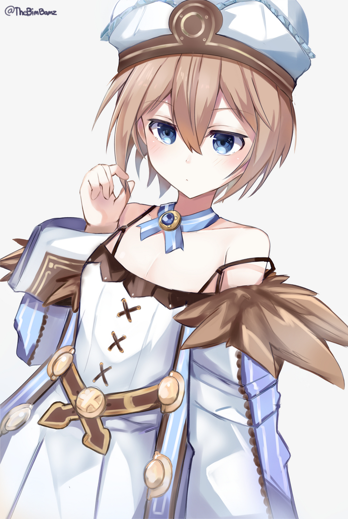 Blanc Anime Art, Hyperdimension Neptunia, Neptunia, Blanc, Thebimbamz