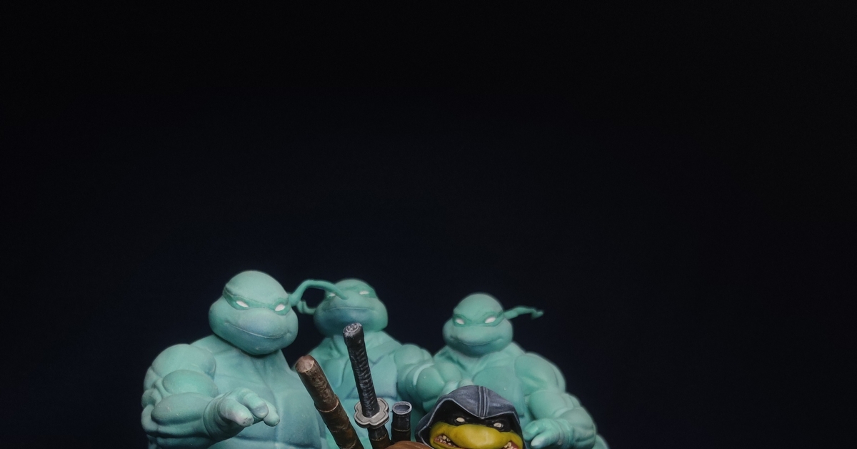 Черепашки ниндзя. Последний ронин. Диорама | Пикабу