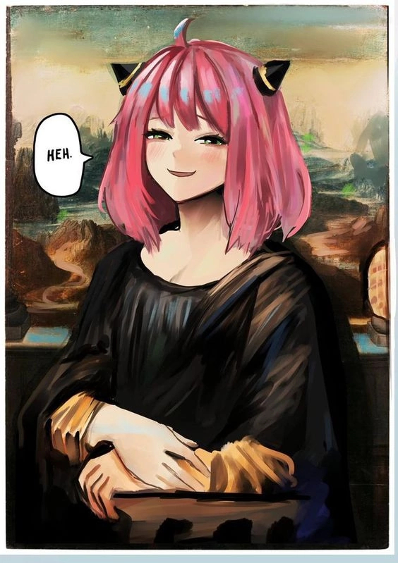 -)) , , Anime Art,  , , Animal Ears, Spy X Family, Anya Forger