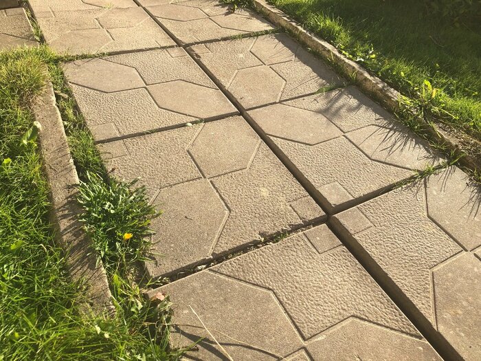 Это старая плитка. Фото автора