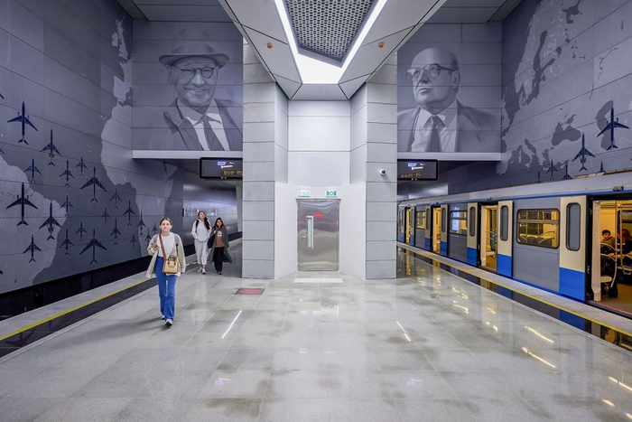 Подземная авиация московского метро Россия, Авиация, Ту-144, Метро, Ростех, Москва, Длиннопост, Архитектура, Самолет