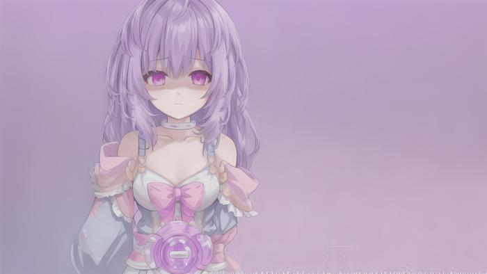 Pururut Anime Art, Hyperdimension Neptunia, Neptunia, Pururut, Plutia,  , Stable Diffusion, Lalo_lego