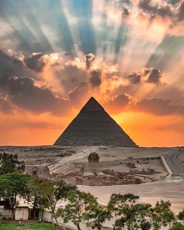 Закат Египет Закат, Египет, Фотография