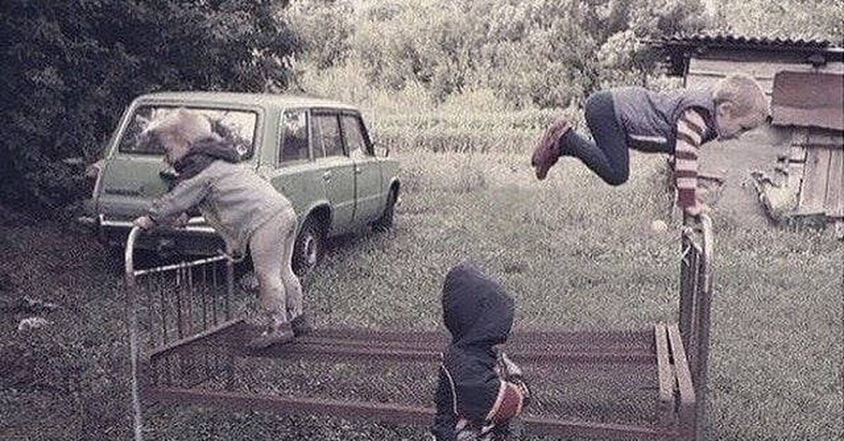 Батут в СССР | Пикабу