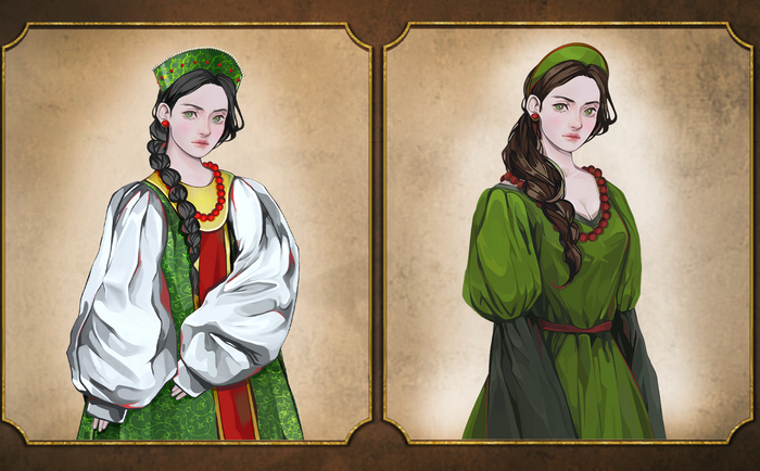 Кстати, познавательный факт: одну косу положено было носить только незамужним девушкам, а заплетание первой косы считалось чем-то вроде обряда инициации и перехода во взрослую жизнь.