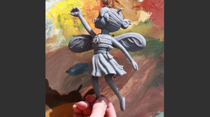 Напечатанная на 3D принтере модель