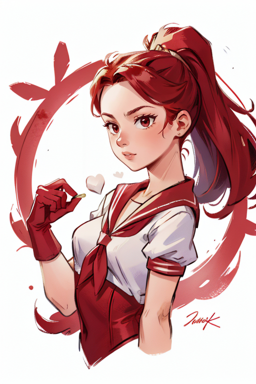 Red Queen as sailor