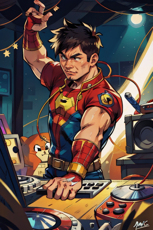 Wong as DJ