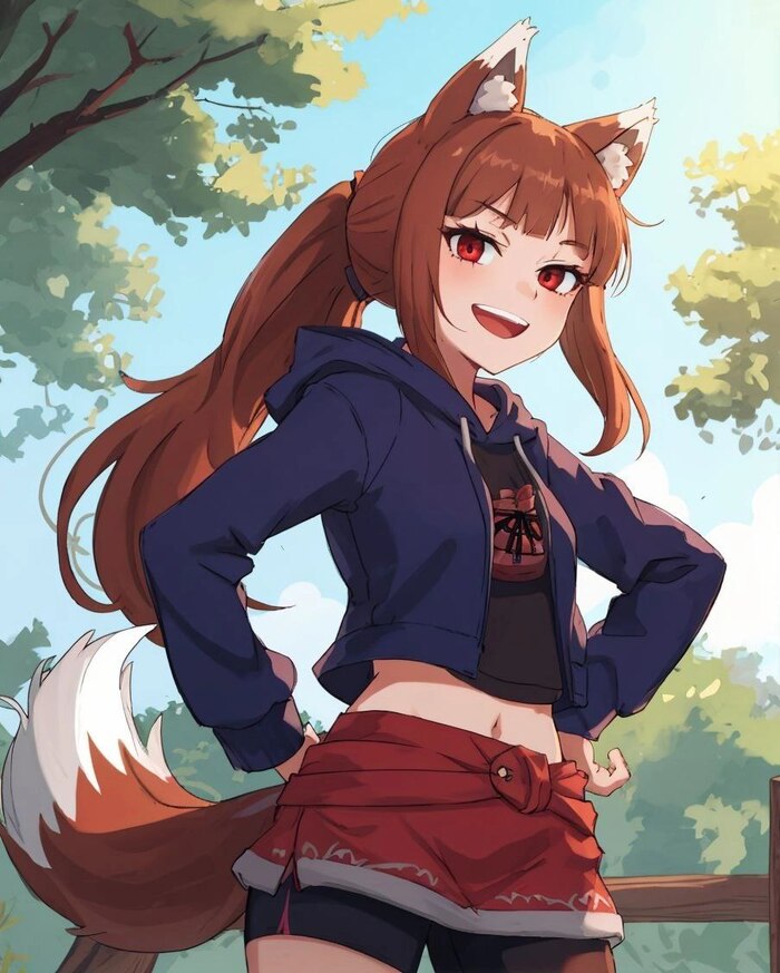 Holo Anime Art, , Spice and Wolf, Holo,  , 